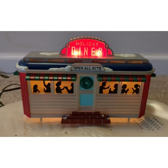 Mr Christmas Rock N' Roll Skater Holiday Diner Part Only Working 50s 1997 VTG‎ - Picture 1 of 8